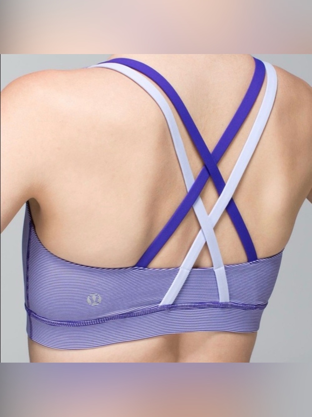lululemon athletica Purple & Lavender Cross-Back Sports Bra